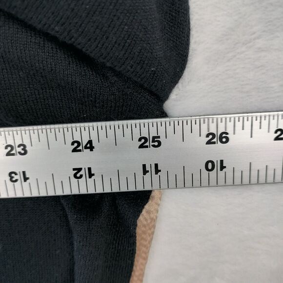 Jennifer Tattanelli Sweater Womens Size 50 US16 Black Cashmere Silk Quiet Luxury - Picture 7 of 13